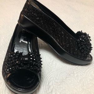 Helen’s Heart Boutique Bling slip on wedge